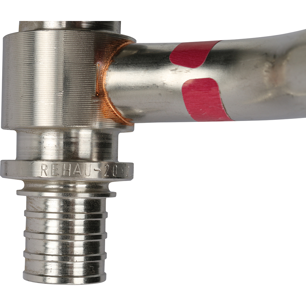 REHAU RAUTITAN Трубка Т-образная для подключения к отопительному прибору 20/250