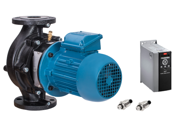 Циркуляционный насос IMP Pumps ECL 65-50/4/0.55S/L-D-2xTT In-line с преобразователем частоты 4 полюс