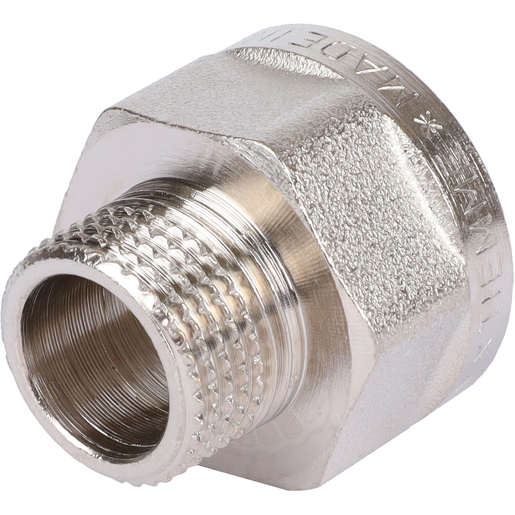 Переходник TIEMME 3/8х1/2 HB никелированный