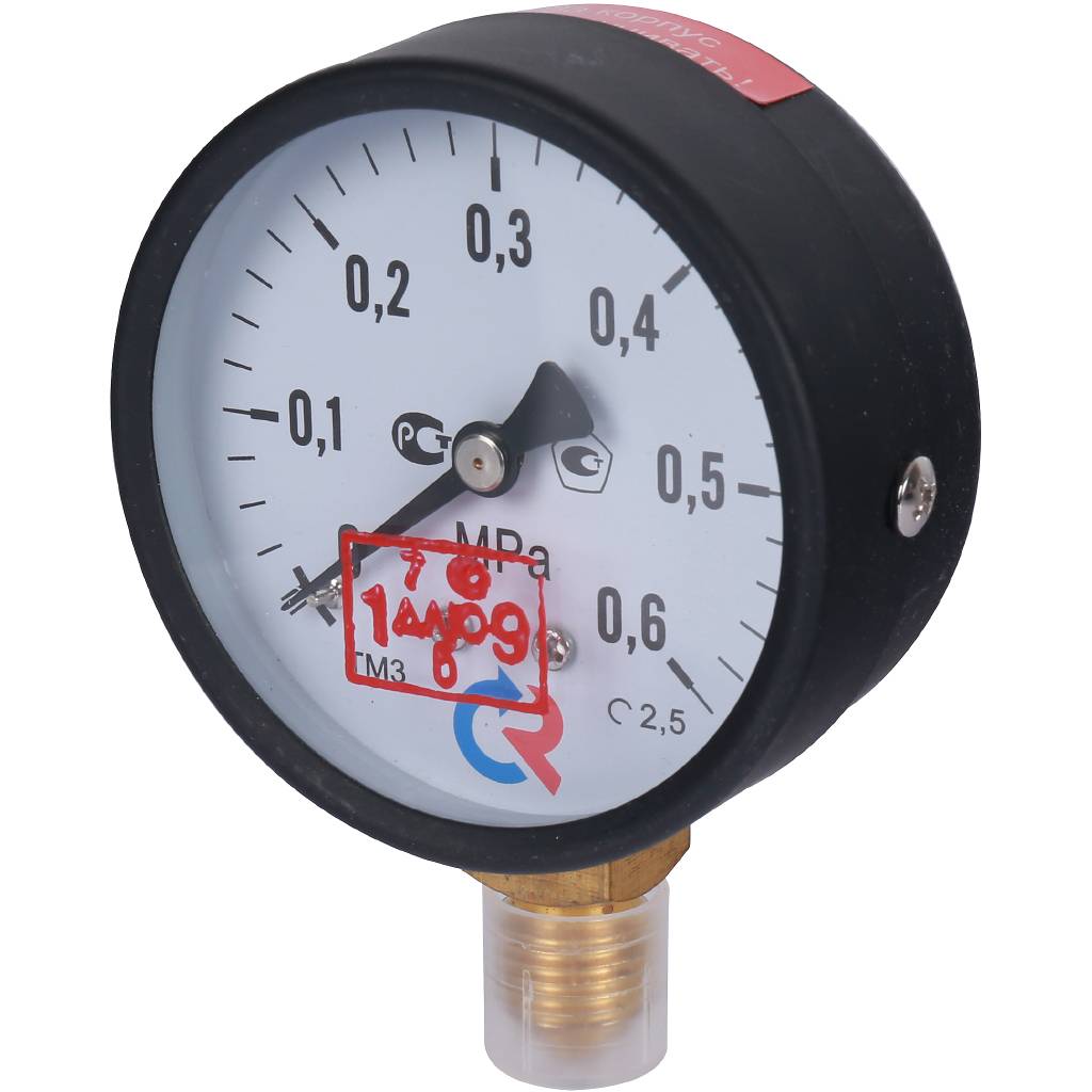 Манометр Росма ТМ-310Р.00 0-0,6МПа G1/4 1,5 общетехнический стандартный (радиальный)