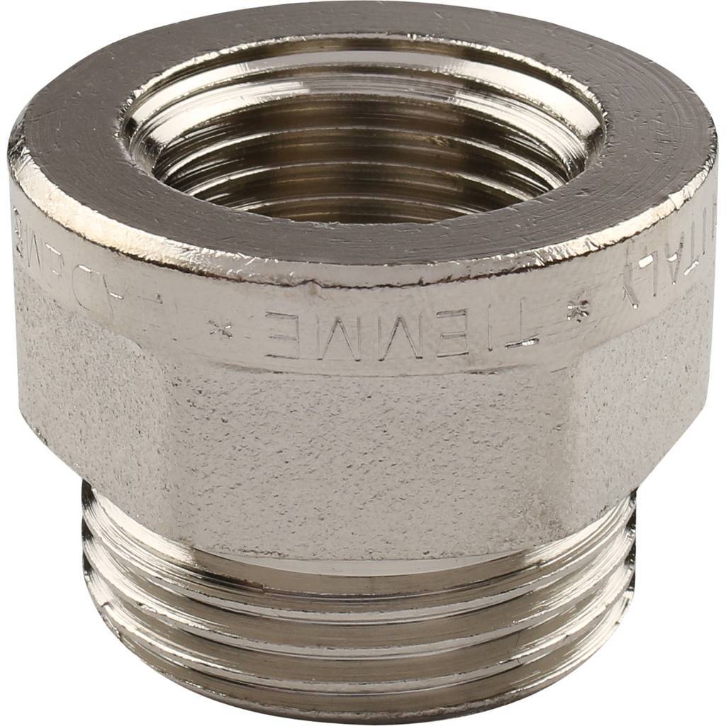 Переходник TIEMME 3/4х3/4 HB никелированный