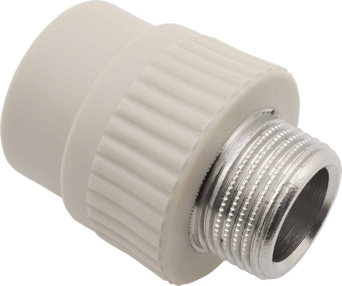 Муфта переходная AlcaPipe PPR MTmal 20x1/2" с наружной резьбой AB215020012