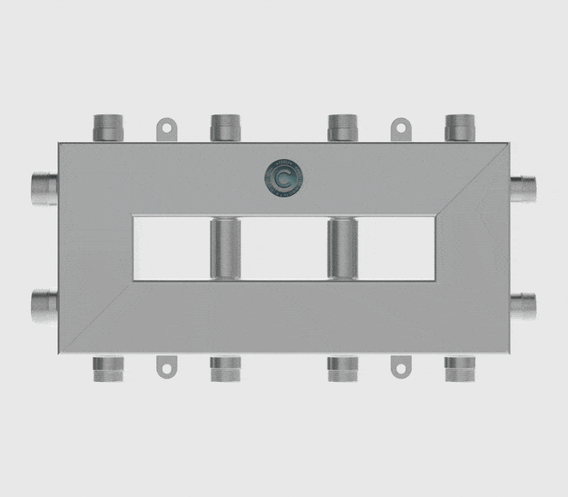 Коллектор Север-Компакт+ (Aisi) до 50 кВт с гидроразделителем 5 контуров