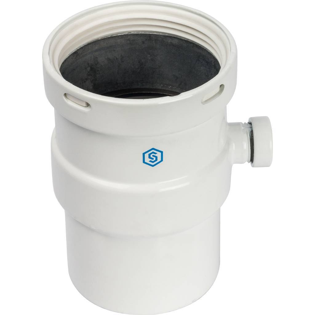 Конденсатосборник STOUT DN80 п/м горизонтальный с патрубком для отвода конденсата