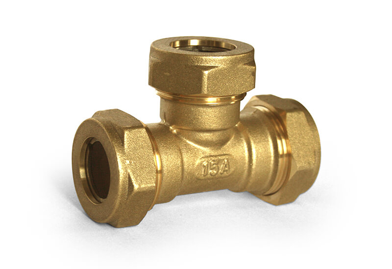 Тройник STAHLMANN 15A обжим