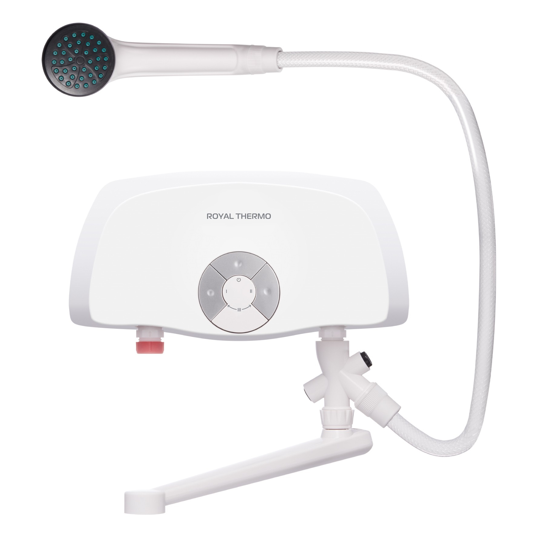 Проточный электрический водонагреватель Royal Thermo SmartFix TS (5,5 kW) - кран+душ