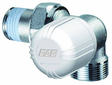 FAR Трехосевой правый терморегулирующий вентиль (Loctite) М24х19 / 1/2"