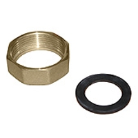 Гайка сантехническая HOOBS 1" с прокладкой EPDM