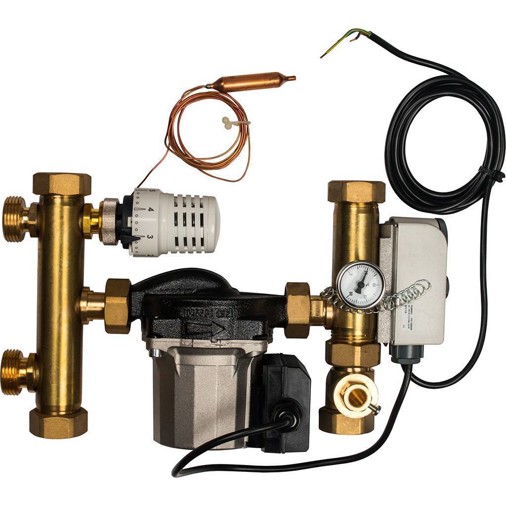 Насосно-смесительный модуль Watts FRG 3015F с насосом Wilo RS 15/4-3 коллекторный