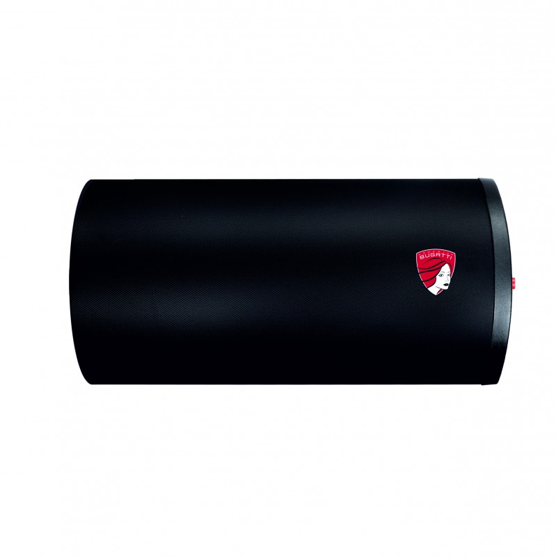 Бойлер косвенного нагрева Federica Bugatti INOX 800 (Н) 110л горизонтальный (черный)