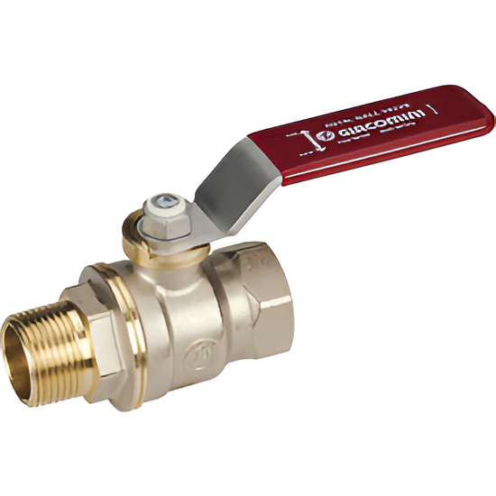 Кран шаровой Giacomini DADO R914L Ду15 Ру42 ВР/НР полнопроходной (ручка-рычаг)