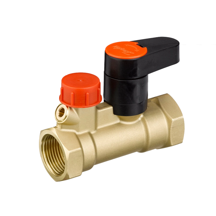 Клапан балансировочный Danfoss MSV-S Ду25 ручной запорный со спускным краном