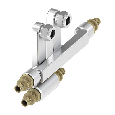 Двойной тройник TECE TECEflex 16 х 15 Cu х Заглушка для подключения радиаторов