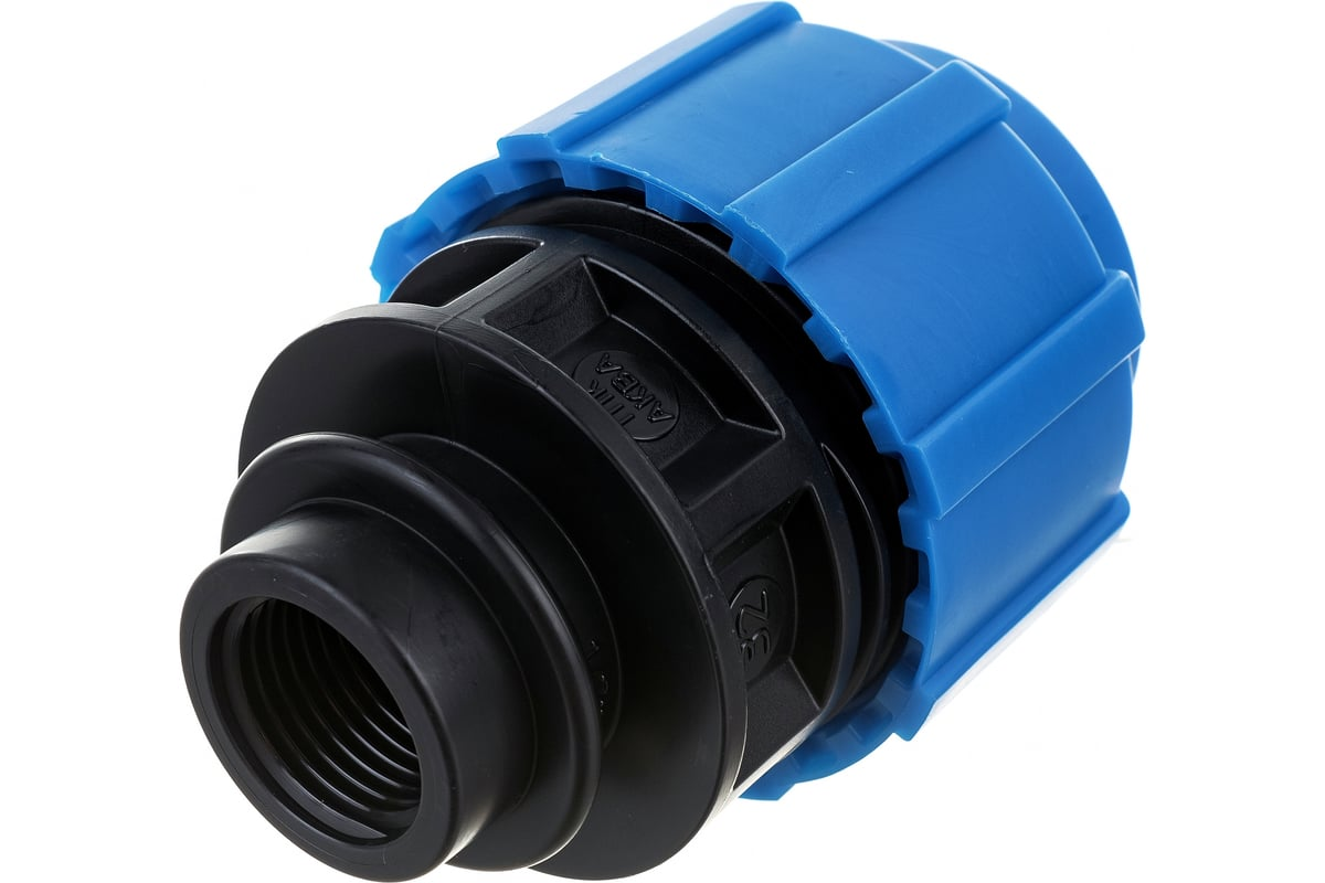 Муфта компрессионная ТПК-АКВА ПЭ Дн32х1/2" ВР