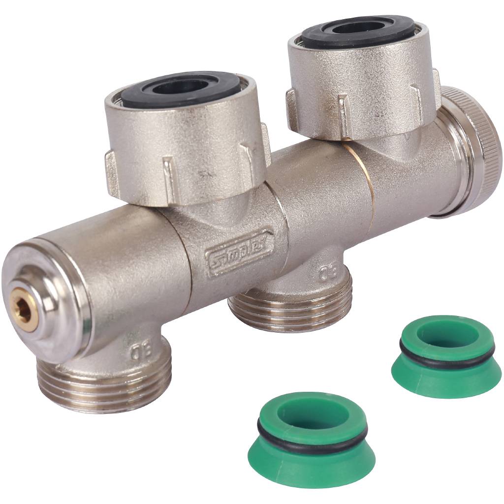 Узел нижнего подключения Simplex VARIOCON FE2  3/4" c функцией отсечки, слива и заполнения