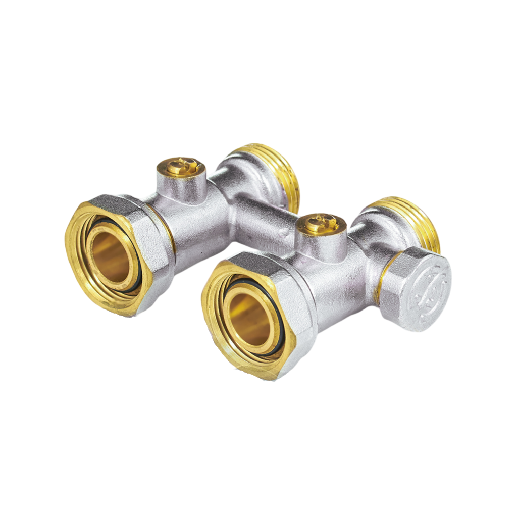 Узел нижнего подключения Aquasfera 5014 Ду20 Ру10 3/4"x3/4" под евроконус прямой