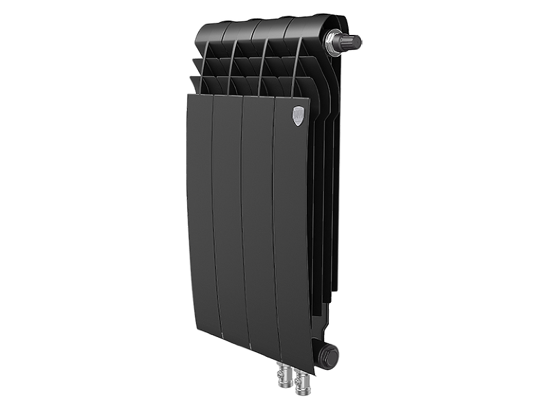 Радиатор биметаллический Royal Thermo BiLiner 500 /Noir Sable VDR x 4 секции