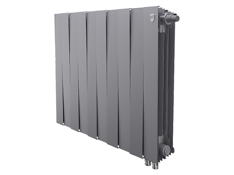 Радиатор биметаллический Royal Thermo PianoForte 500 /Silver Satin VDR x 10 секций