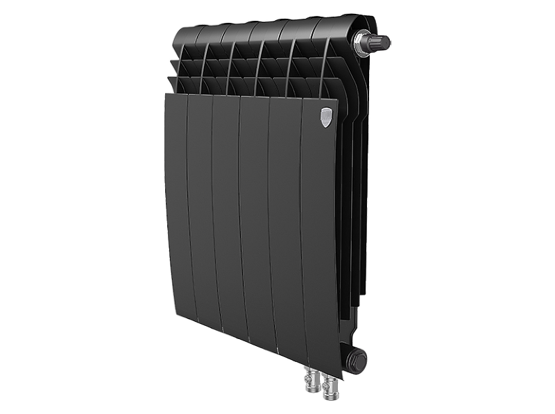Радиатор биметаллический Royal Thermo BiLiner 500 /Noir Sable VDR x 6 секций