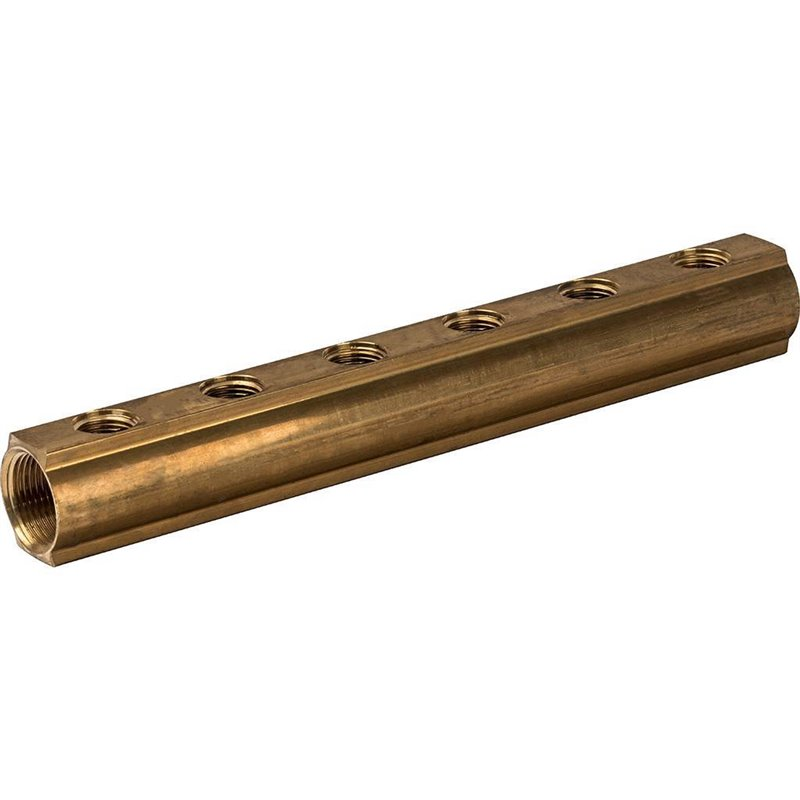 Распределительный коллектор Luxor CD 457/6 1х1/2" ВР 6 контуров