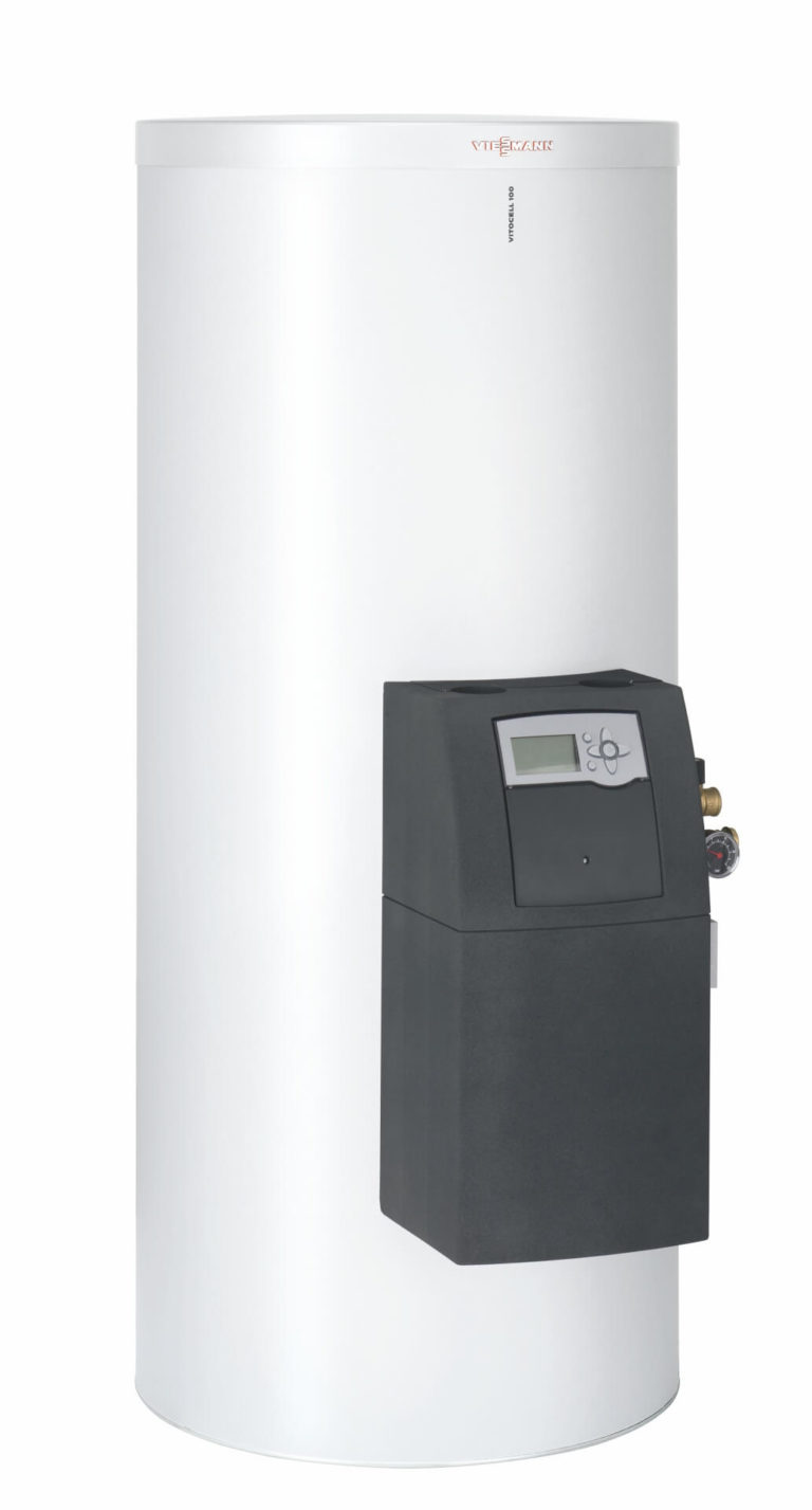 Бивалентный водонагреватель VIESSMANN Vitocell 100-W тип CVBA 300л с Vitosolic 100 (тип SD1)
