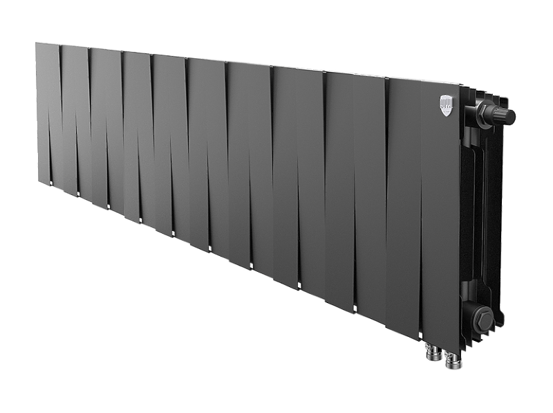 Радиатор биметаллический Royal Thermo PianoForte 300 /Noir Sable VDR x 20 секций