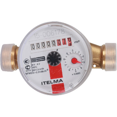 Счетчик горячей воды Итэлма L=130 H 1"