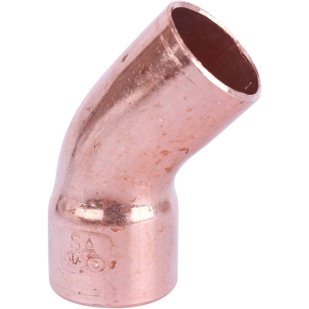 Отвод Sanha 45° 22 ВП-НП под пайку 5040