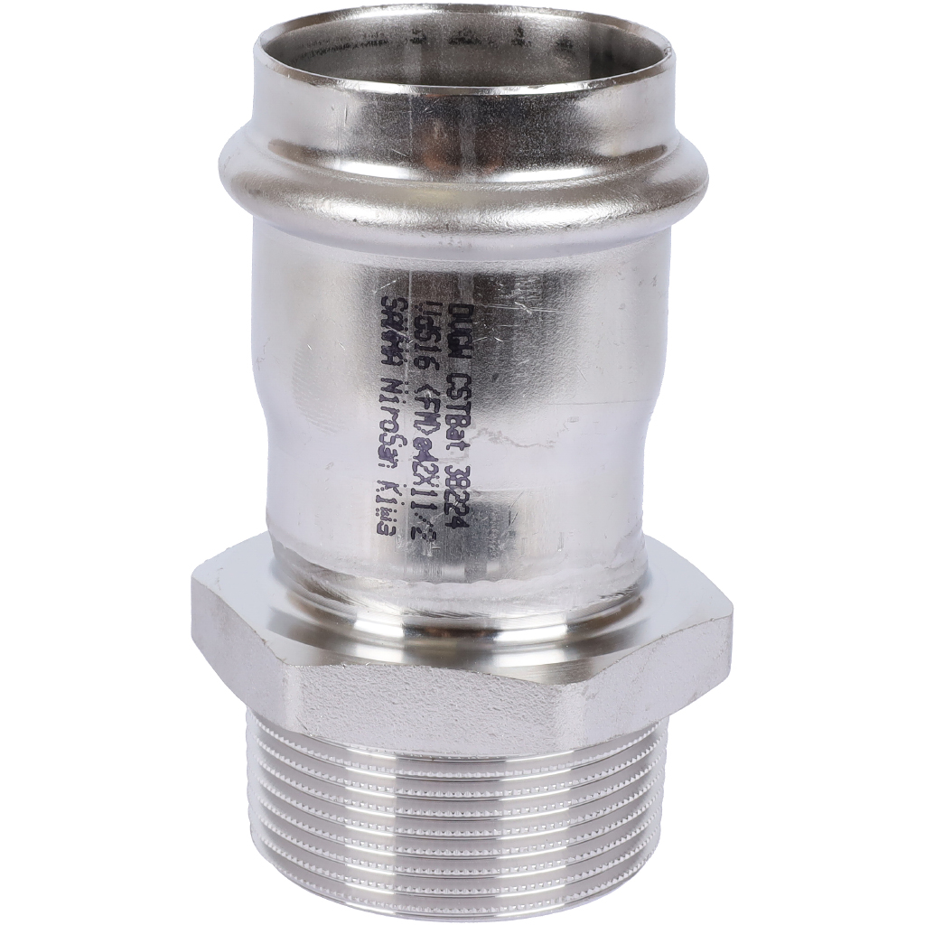 Ниппель Sanha NiroSan 54x2 ВПр-НР переходной  9243G