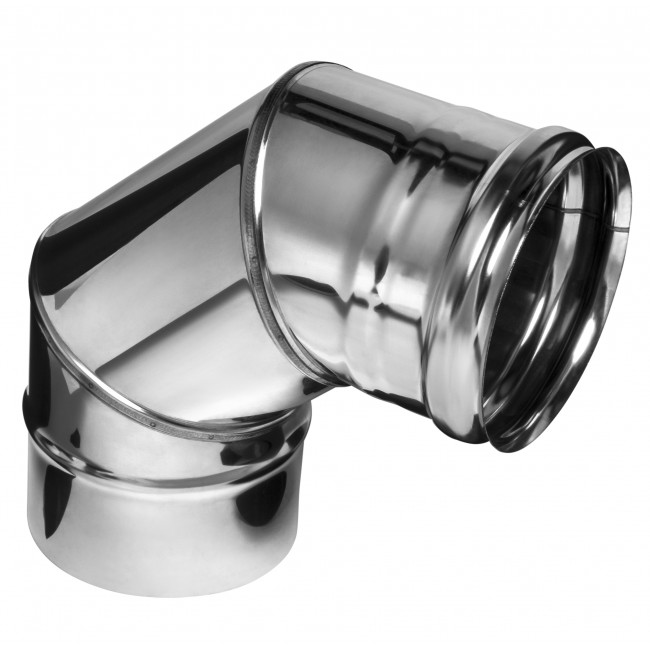 Колено Ferrum угол 90° (430/0,5 мм) D135