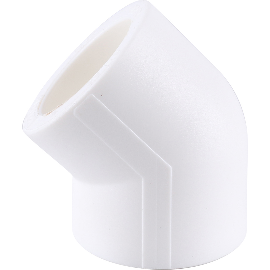Kalde d=32 Угольник 45* для полипропиленовых труб под сварку (цвет белый)