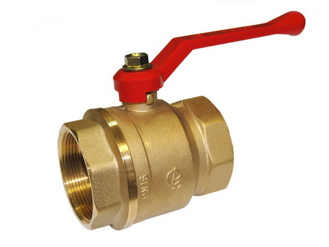 Кран шаровой ГАЛЛОП Стандарт 220 Ду50 Ру16 ВР полнопроходной (рычаг красный)