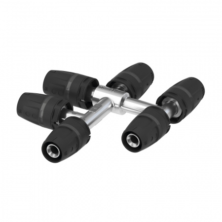 Двойной тройник TECE TECElogo 20х16х20 (PPSU, латунь)