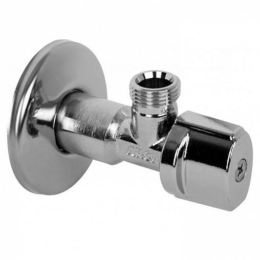 Угловой кран для бытового водоснабжения Arco серия A-80 MAC 1/2"х1/2" (металлическая ручка)