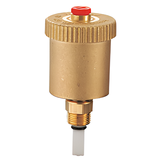 Автоматический воздухоотводчик Giacomini R99I 1/2" НР с запорным клапаном