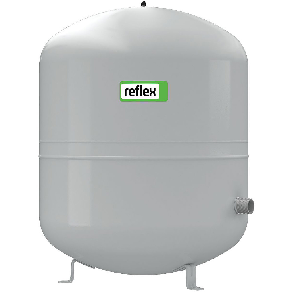 Расширительный бак, Reflex, S 100/10, максимальное давление, бар-10, присоединение-R 1", серый