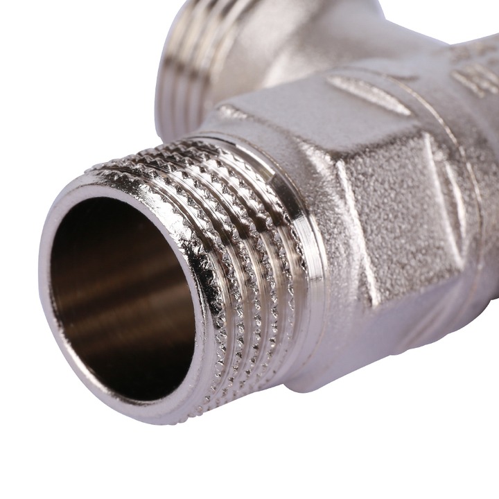 STOUT Кран шаровой угловой для бытовой техники 1/2" х 3/4"