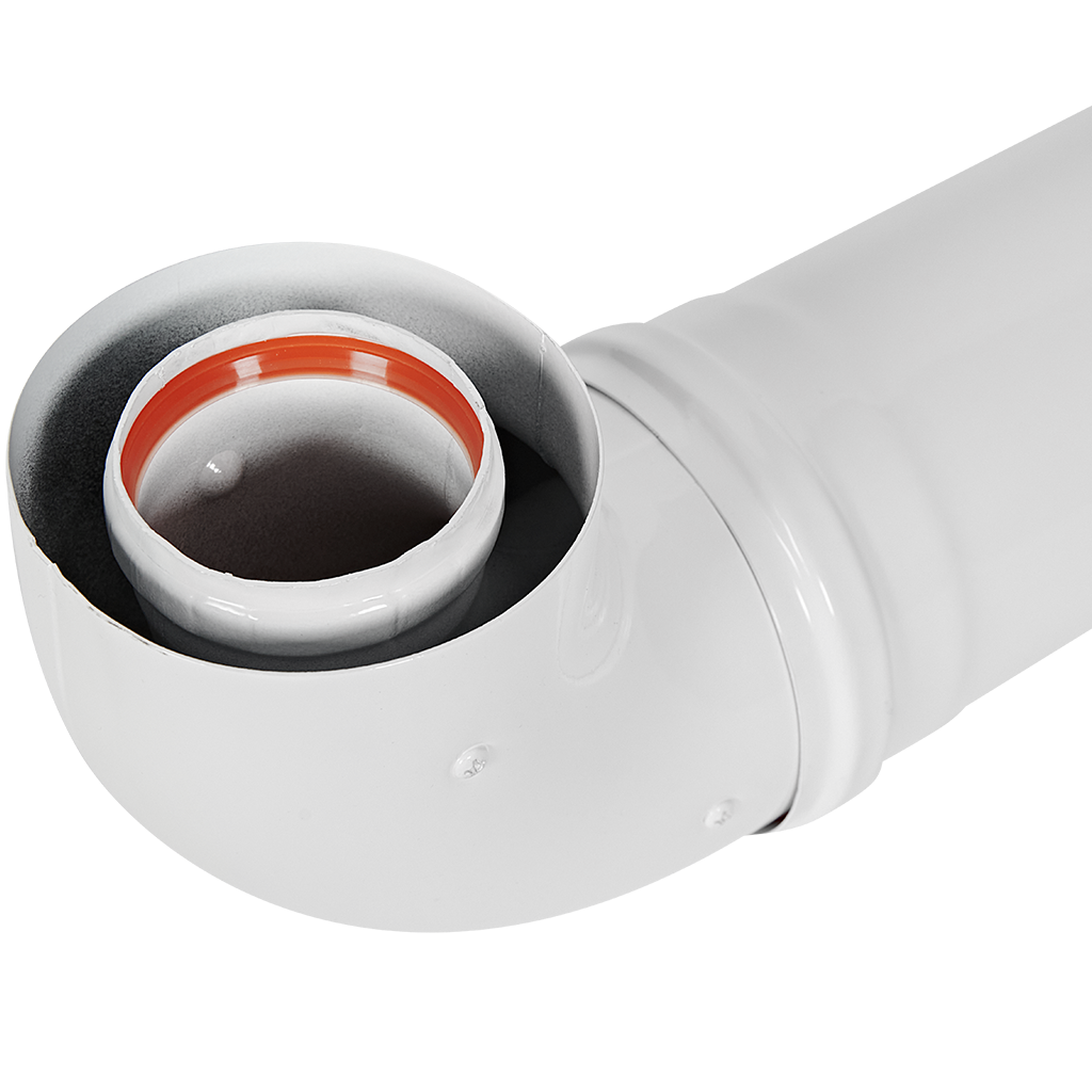 Коаксиальный комплект ROMMER СТАНДАРТ УНИВЕРСАЛЬНЫЙ 60/100 L=900мм (кроме Immergas и Navien Deluxe)