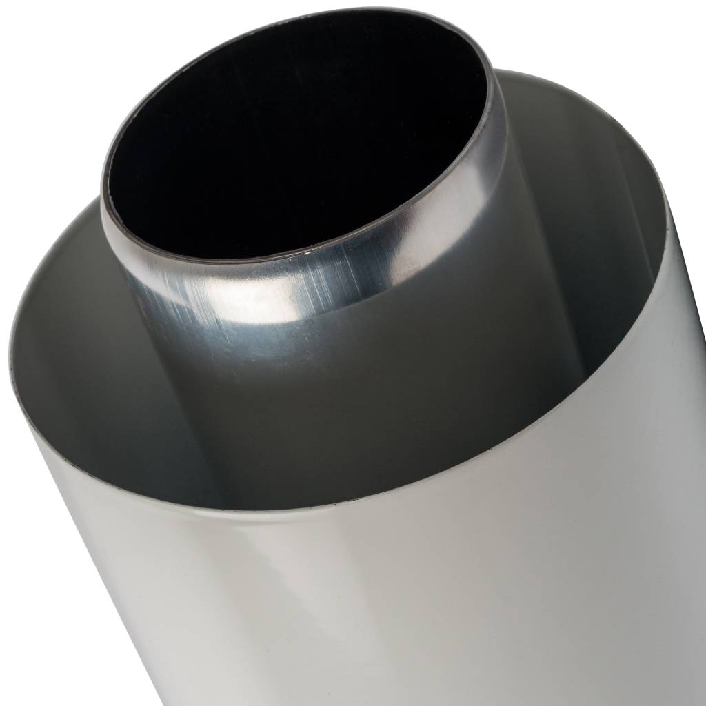 Финальный элемент дымохода STOUT DN60/100 830мм горизонтальный с пластиковым оголовком