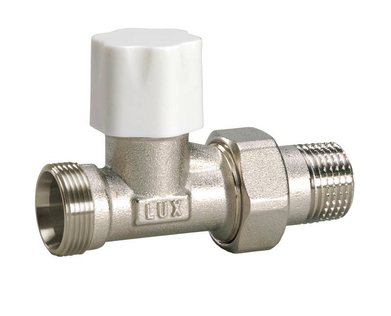 Регулирующий вентиль Luxor DD 31 1/2"х M24x19 ручной прямой линейный для труб из полипропилена