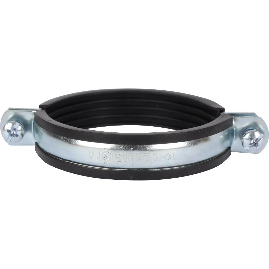 Хомут STOUT 3" (87-94) для труб с гайкой