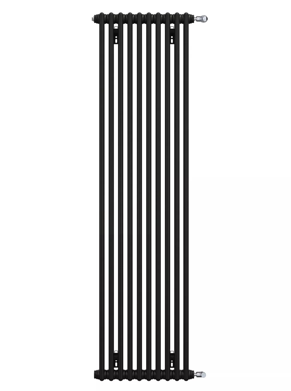 Радиатор трубчатый Zehnder Charleston модель 2180 10 секций (Черный матовый)
