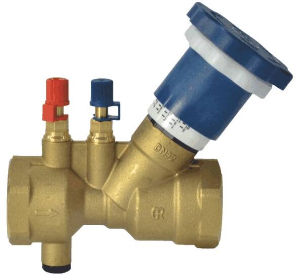 Клапан балансировочный OR Ду40 Ру25 ВР Kvs27.5 ручной с измерительными ниппелями 