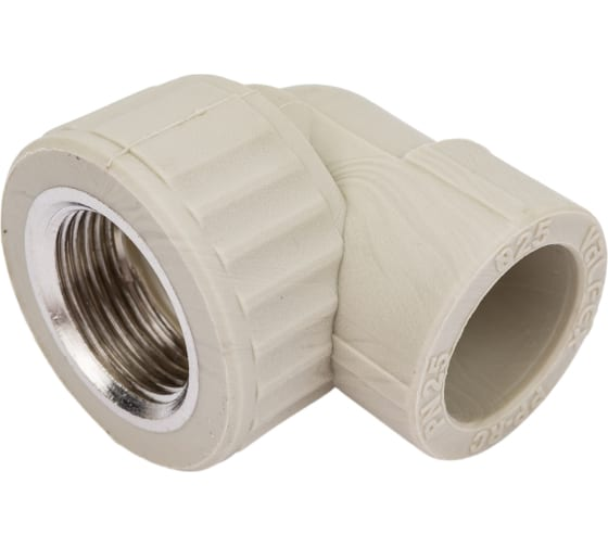 Угольник комбинированный VALFEX PP-R Dn20х3/4" ВР (серый)