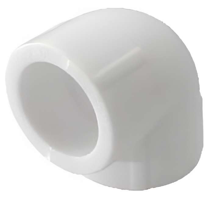 Угольник 90° VALFEX PRO PP-R Dn20 (белый)