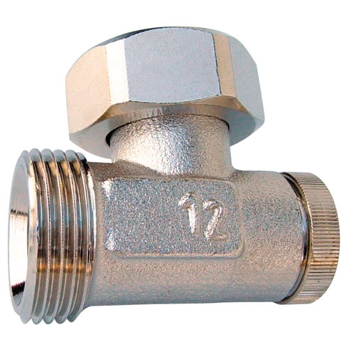 Узел нижней подводки HERZ угловой одинарный G3/4" (Alum, Monolit)