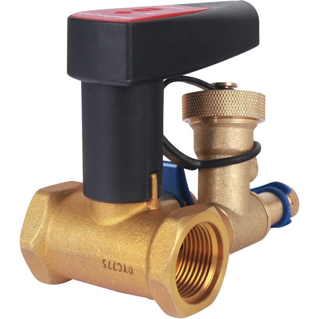 Клапан балансировочный BROEN V DN20S PN25 Kvs=4,4 м3/ч ручной резьбовой с дренажем 4451000S-001673