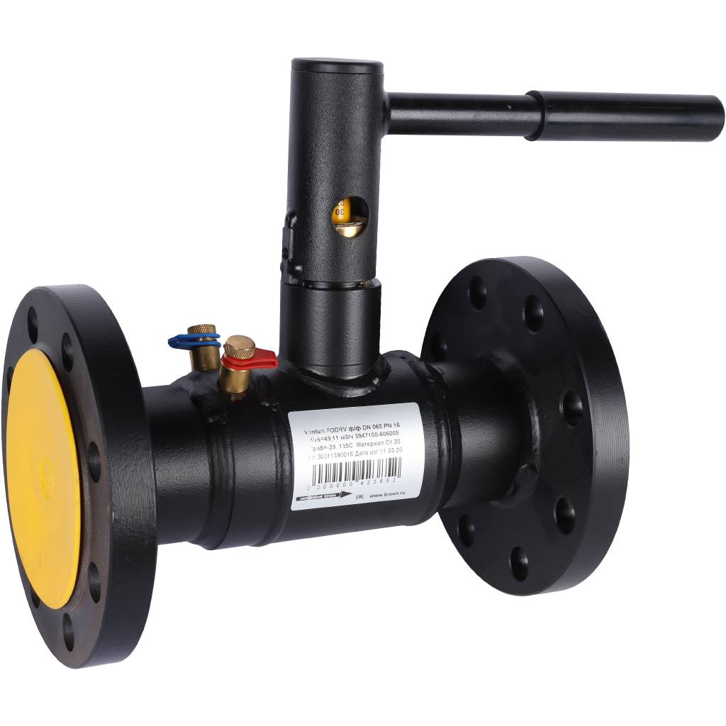 Клапан балансировочный BROEN Venturi FODRV DN 65 PN 16 Kvs=49,11 м3/ч ручной фланц 3947100-606005