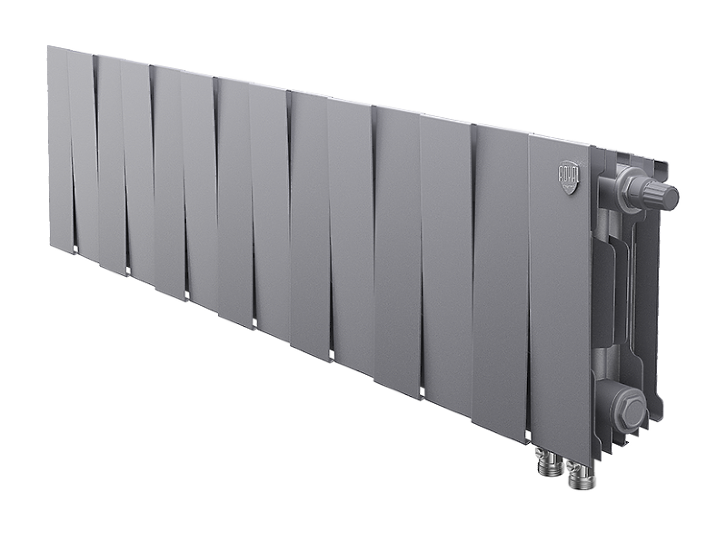 Радиатор биметаллический Royal Thermo PianoForte 200 /Silver Satin VDR x 14 секций