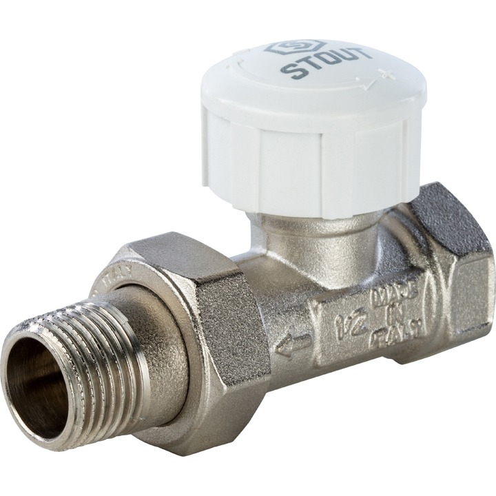 STOUT Клапан термостатический (прямой 1/2)